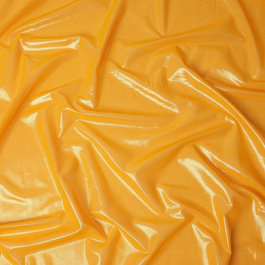 Gold Cotton Voile Tissue Fabric 140cm India