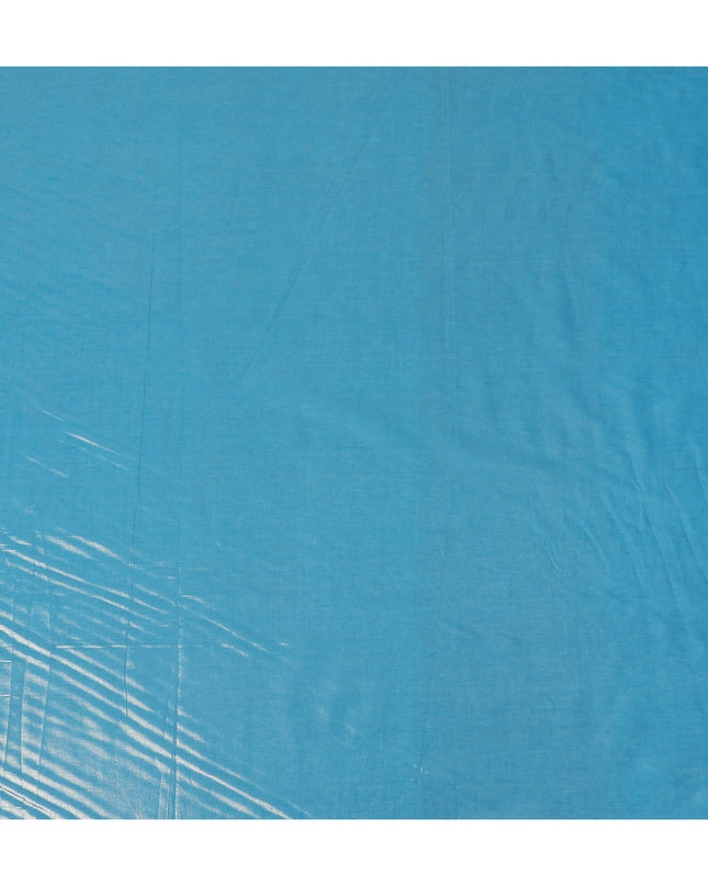 Blue Cotton Voile Tissue Fabric 140cm India