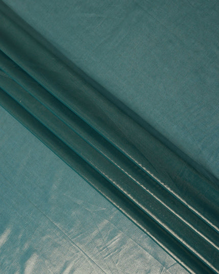 Teal Green Cotton Voile Tissue Fabric 140cm India