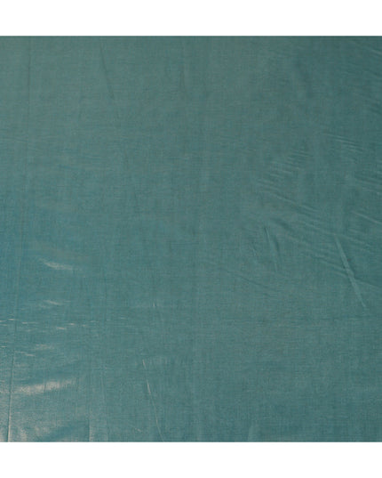Teal Green Cotton Voile Tissue Fabric 140cm India