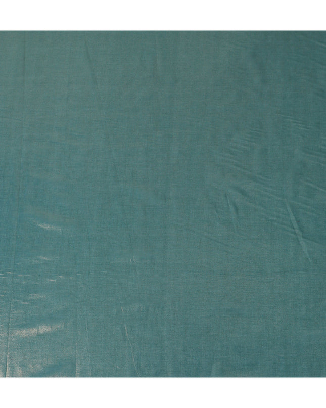 Teal Green Cotton Voile Tissue Fabric 140cm India