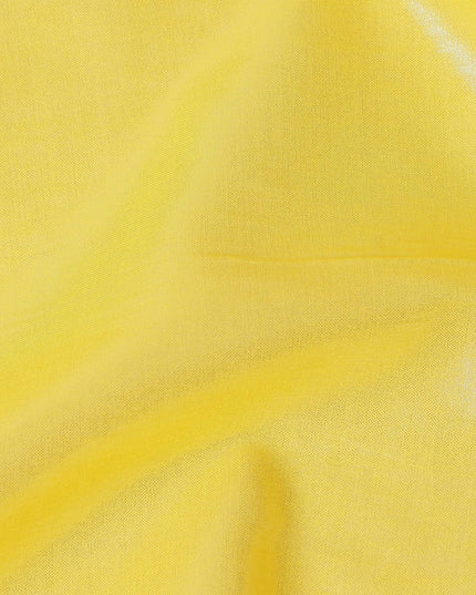 Yellow Cotton Voile Tissue Fabric 140cm India