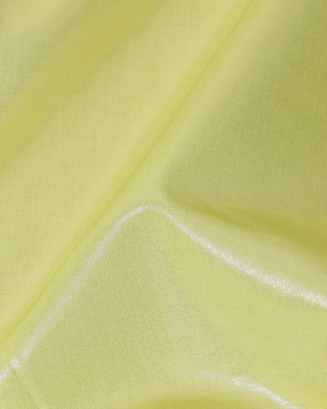 Soft Yellow Cotton Voile Tissue Fabric 140cm India