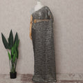 Antique Bronze French Chantilly Lace Saree