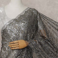 Antique Bronze French Chantilly Lace Saree