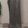 Antique Bronze French Chantilly Lace Saree