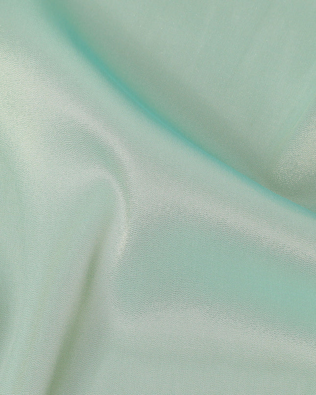 Mint Green Premium Silk Lame Fabric, 110 Cms Width, Made in South Korea-D26140