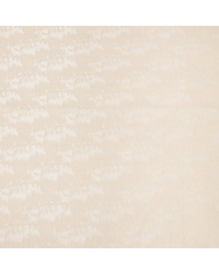 قماش حرير توسار عاجي الملمس مع فيسكوز، 110 سم، الهند - D25371