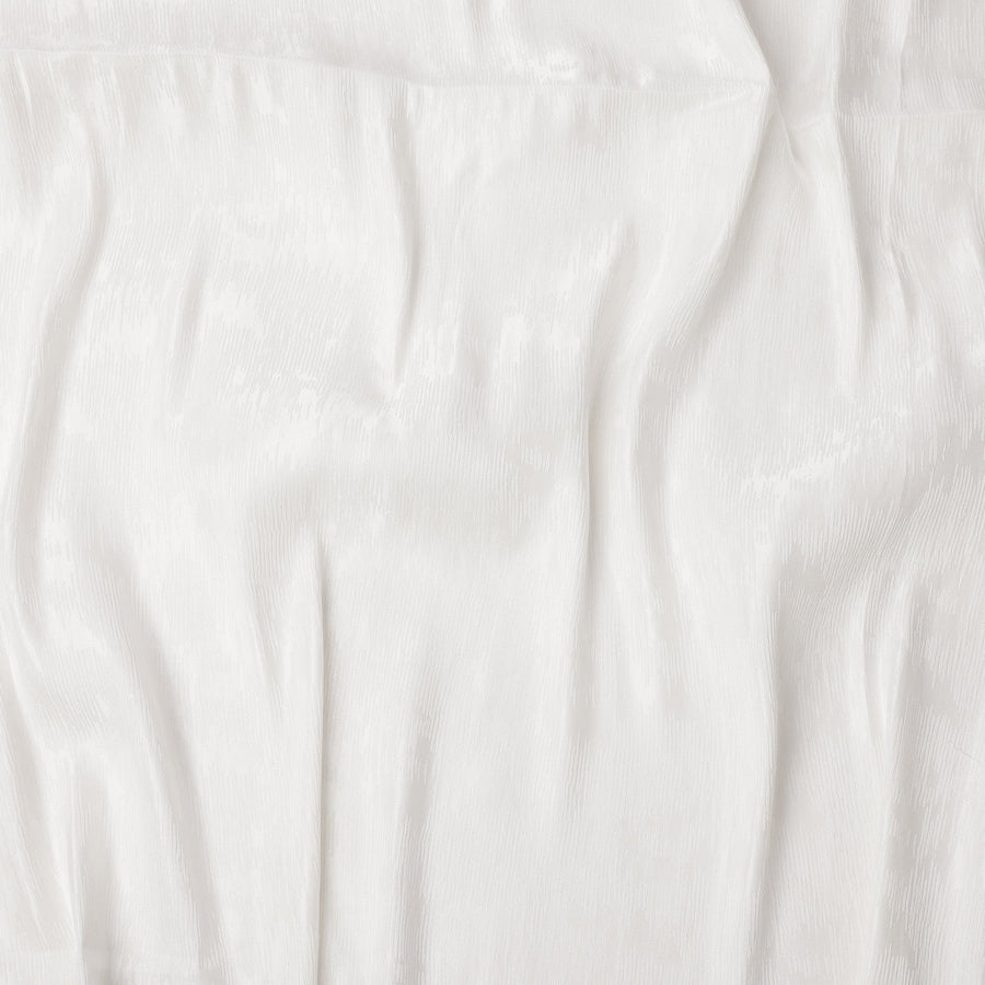 قماش حرير توسار أبيض منسوج مع فيسكوز، 110 سم، الهند - D25373