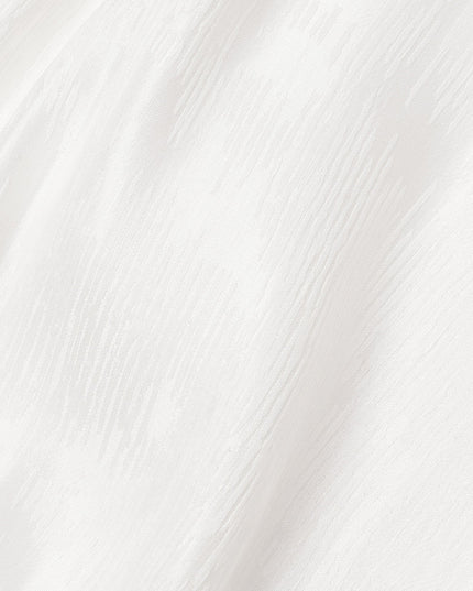 قماش حرير توسار أبيض منسوج مع فيسكوز، 110 سم، الهند - D25373