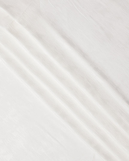 قماش حرير توسار أبيض منسوج مع فيسكوز، 110 سم، الهند - D25373