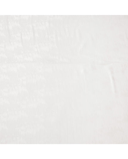 قماش حرير توسار أبيض منسوج مع فيسكوز، 110 سم، الهند - D25373