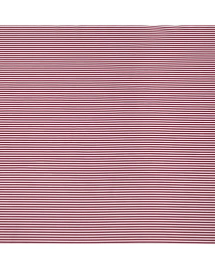 White with Red Stripes 100% Cotton Italian Shirting Fabric, 150 Cms, Italy-D25154