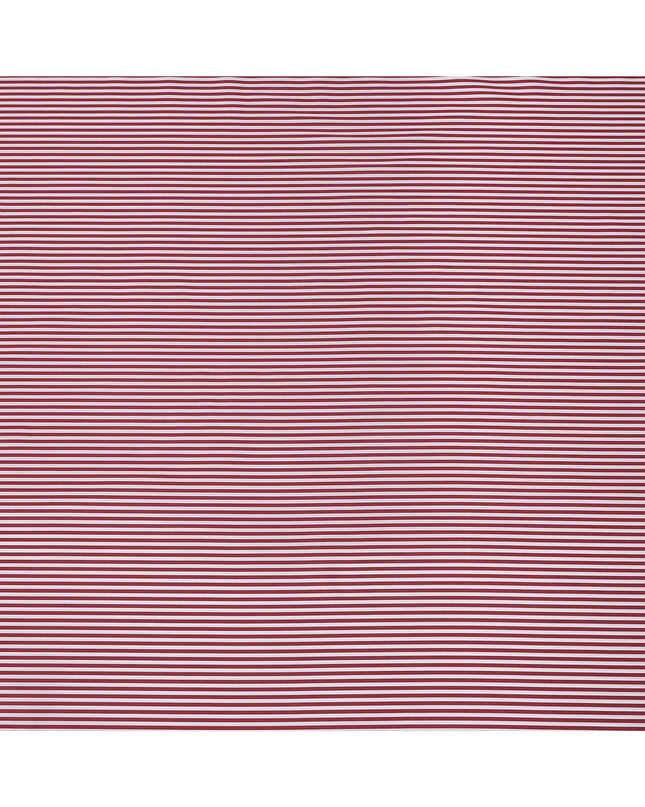 White with Red Stripes 100% Cotton Italian Shirting Fabric, 150 Cms, Italy-D25154