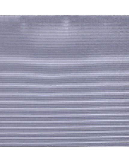 قماش قمصان إيطالي مخطط باللونين الأبيض والأزرق، مصنوع من القطن بنسبة 100%، بطول 150 سم، إيطاليا - D25157