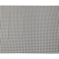 White and Black Tartan Check Cotton Shirting Fabric, 150 Cms Width, Made in India-D26158