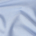 Sky Blue Gingham Cotton Shirting 150cm