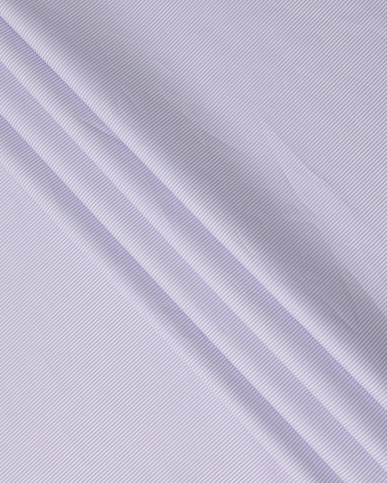 Lavender Pinstripe Cotton Shirting 150cm