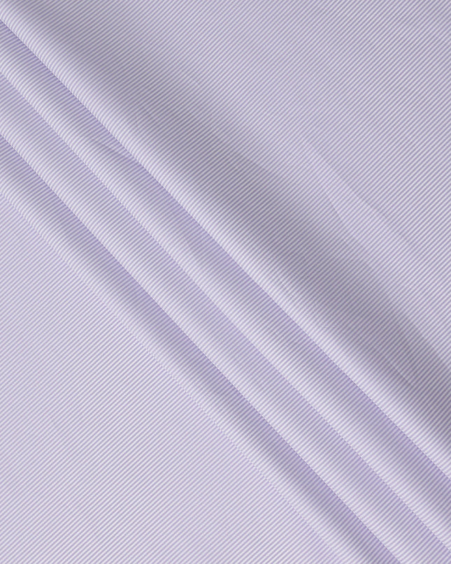Lavender Pinstripe Cotton Shirting 150cm
