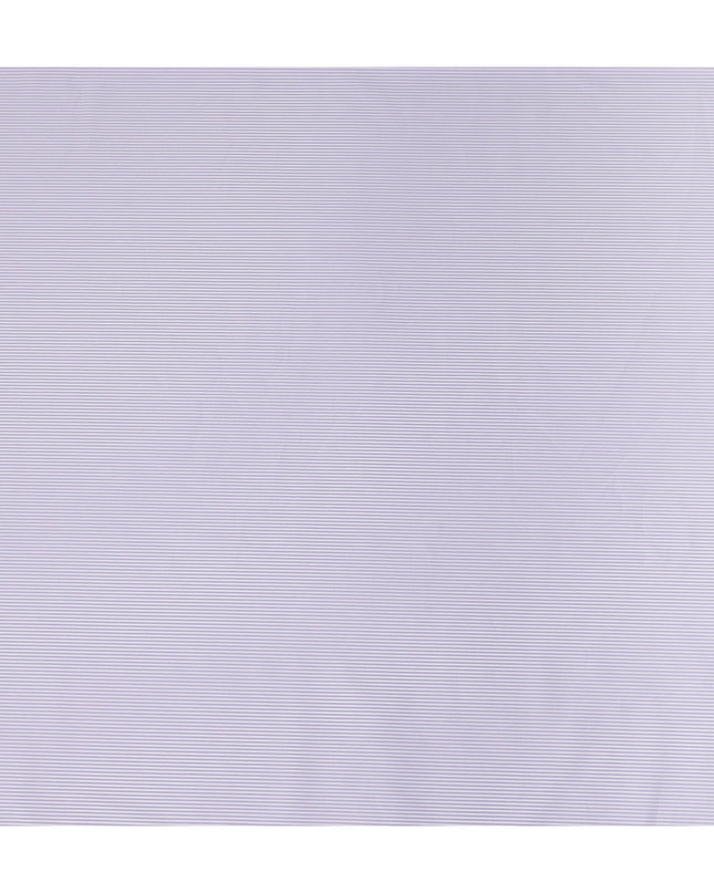 Lavender Pinstripe Cotton Shirting 150cm
