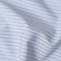 White Pinstripe Cotton Shirting 150cm