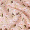 Blush Pink Floral Cotton Lawn Fabric - Regal Fabrics
