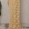 Champagne Gold French Chantilly Lace Saree