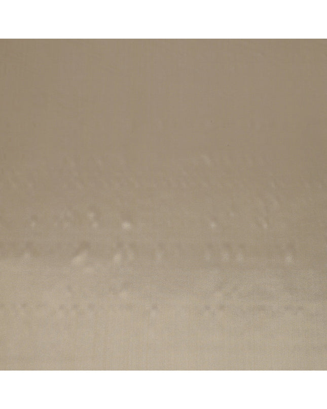 Taupe Premium French Silk Lame Fabric, 110 Cms, France-D25119