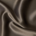 Mocha Brown Premium Pure Silk Satin Fabric with Smooth Lustrous Finish and Elegant Drape, 110 Cms Width, Made in China-D25917