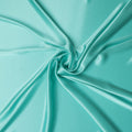 Aqua Blue Premium Pure Silk Satin Fabric with Smooth Lustrous Finish and Graceful Drape, 110 Cms Width, Made in China-D25919