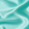 Aqua Blue Premium Pure Silk Satin Fabric with Smooth Lustrous Finish and Graceful Drape, 110 Cms Width, Made in China-D25919