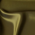 Olive Green Premium Pure Silk Satin Fabric with Smooth Glossy Finish and Elegant Flow, 110 Cms Width, Made in China-D25918