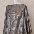 Grey Fransawi Silk Chiffon Dirac 3.5 Meter Piece