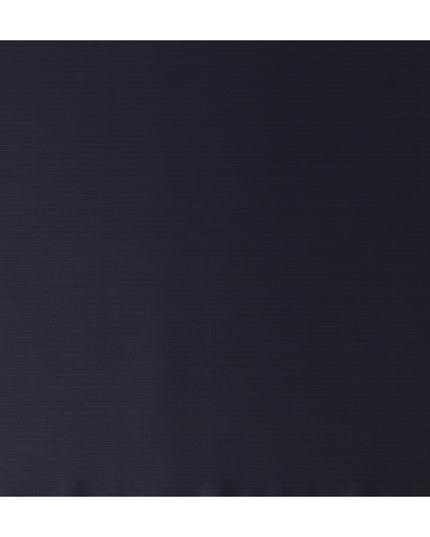 Deep Navy Self Design Wool Suiting