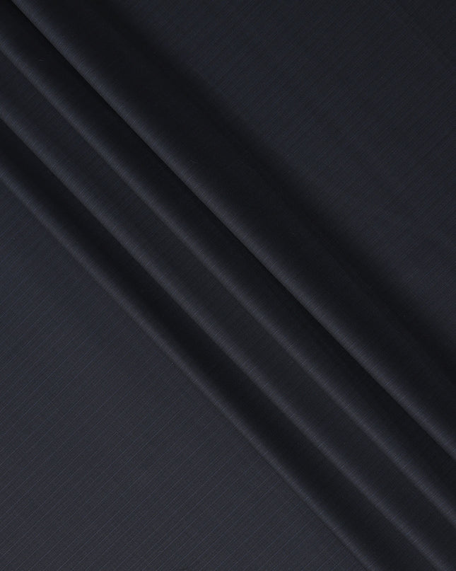 Charcoal Navy Wool Suiting Piece