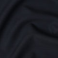 Dark Navy Subtle Check Italian Wool Suiting Fabric, 150 Cms, Italy-D25133