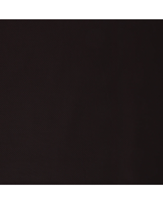 Black with Maroon Geometric Pattern Italian Wool Suiting Fabric, 150 Cms, Italy-D25129