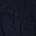Navy Blue with Subtle Pinstripe Italian Wool Suiting Fabric, 150 Cms, Italy-D25141