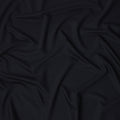 Black with Subtle Pinstripe Italian Wool Suiting Fabric, 150 Cms, Italy-D25140