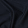 Navy Blue Check Pattern Italian Wool Suiting Fabric, 150 Cms, Italy-D25128