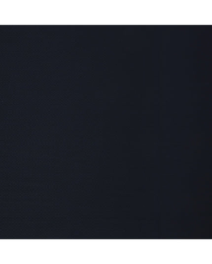 Navy Blue Check Pattern Italian Wool Suiting Fabric, 150 Cms, Italy-D25128