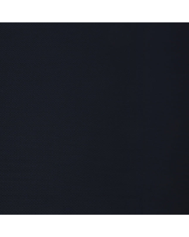 Navy Blue Check Pattern Italian Wool Suiting Fabric, 150 Cms, Italy-D25128