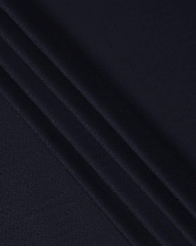 Midnight Blue Subtle Micro Pattern Italian Wool Suiting Fabric, 150 Cms, Italy-D25131