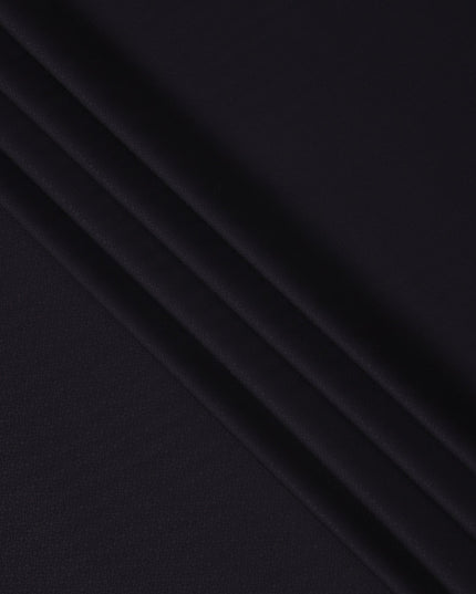 Deep Charcoal Micro Pattern Italian Wool Suiting Fabric, 150 Cms, Italy-D25130