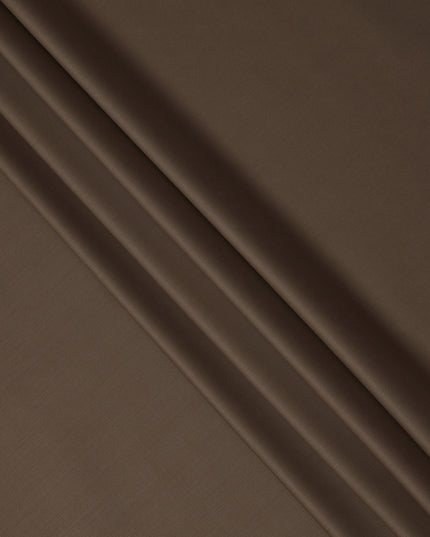 قماش صوف إيطالي سادة بلون بني شوكولاتة، مقاس 150 سم، إيطاليا - D25135