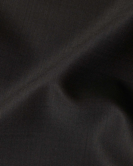 Dark Brown Plain Blended Wool Suiting Fabric 150 Cms Width China-D28211