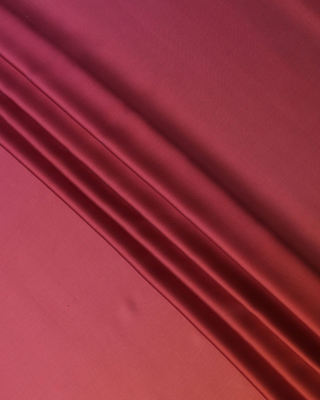 Rust Orange Ombre Silk Chiffon Fabric Soft Flowing Lightweight Sheer Draping Material Elegant Gradient Design 110 Cms Width Premium Quality Smooth Texture South Korea Origin-D28876 Regal Fabrics