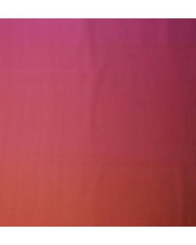 Rust Orange Ombre Silk Chiffon Fabric Soft Flowing Lightweight Sheer Draping Material Elegant Gradient Design 110 Cms Width Premium Quality Smooth Texture South Korea Origin-D28876 Regal Fabrics