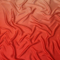 Orange Ombre Silk Chiffon Fabric Soft Flowing Lightweight Sheer Draping Material Elegant Gradient Design 110 Cms Width Premium Quality Smooth Texture South Korea Origin-D28878 Regal Fabrics