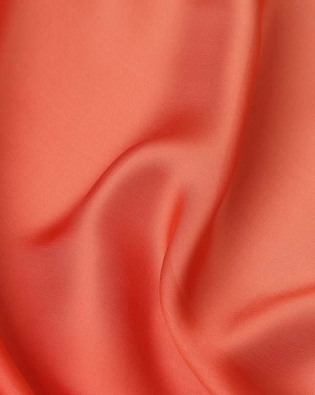 Orange Ombre Silk Chiffon Fabric Soft Flowing Lightweight Sheer Draping Material Elegant Gradient Design 110 Cms Width Premium Quality Smooth Texture South Korea Origin-D28878 Regal Fabrics